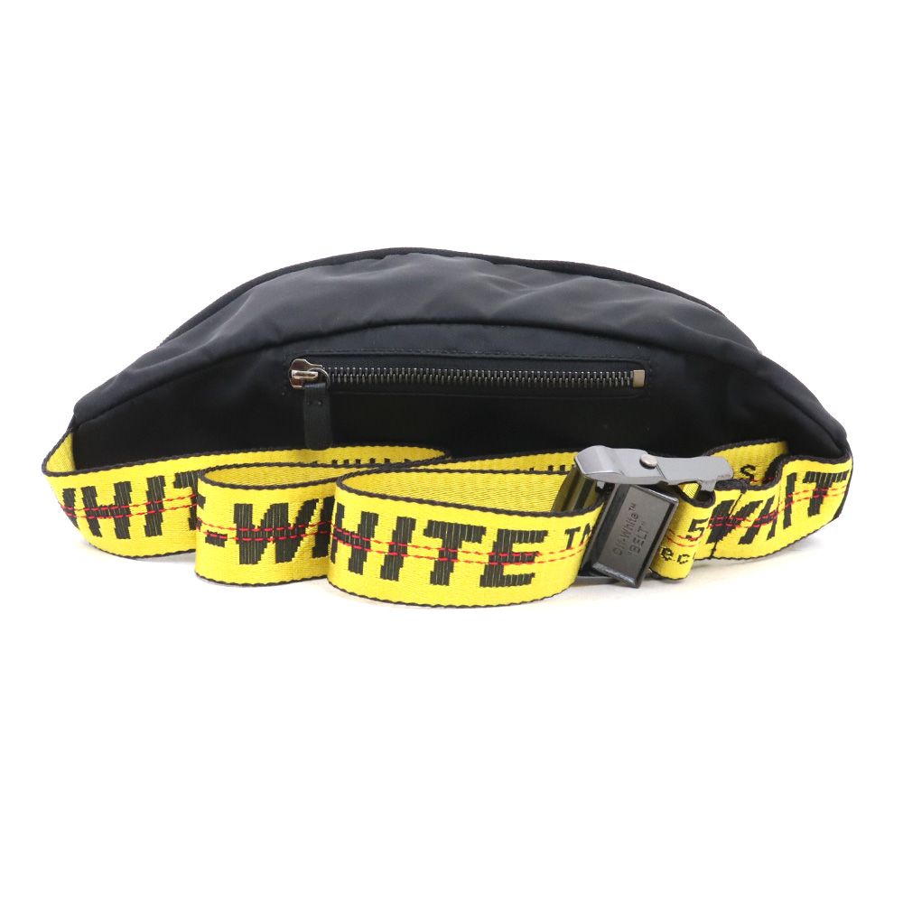 正規品】レシート有 OFF-WHITE ボディーバッグ 黒 緑-