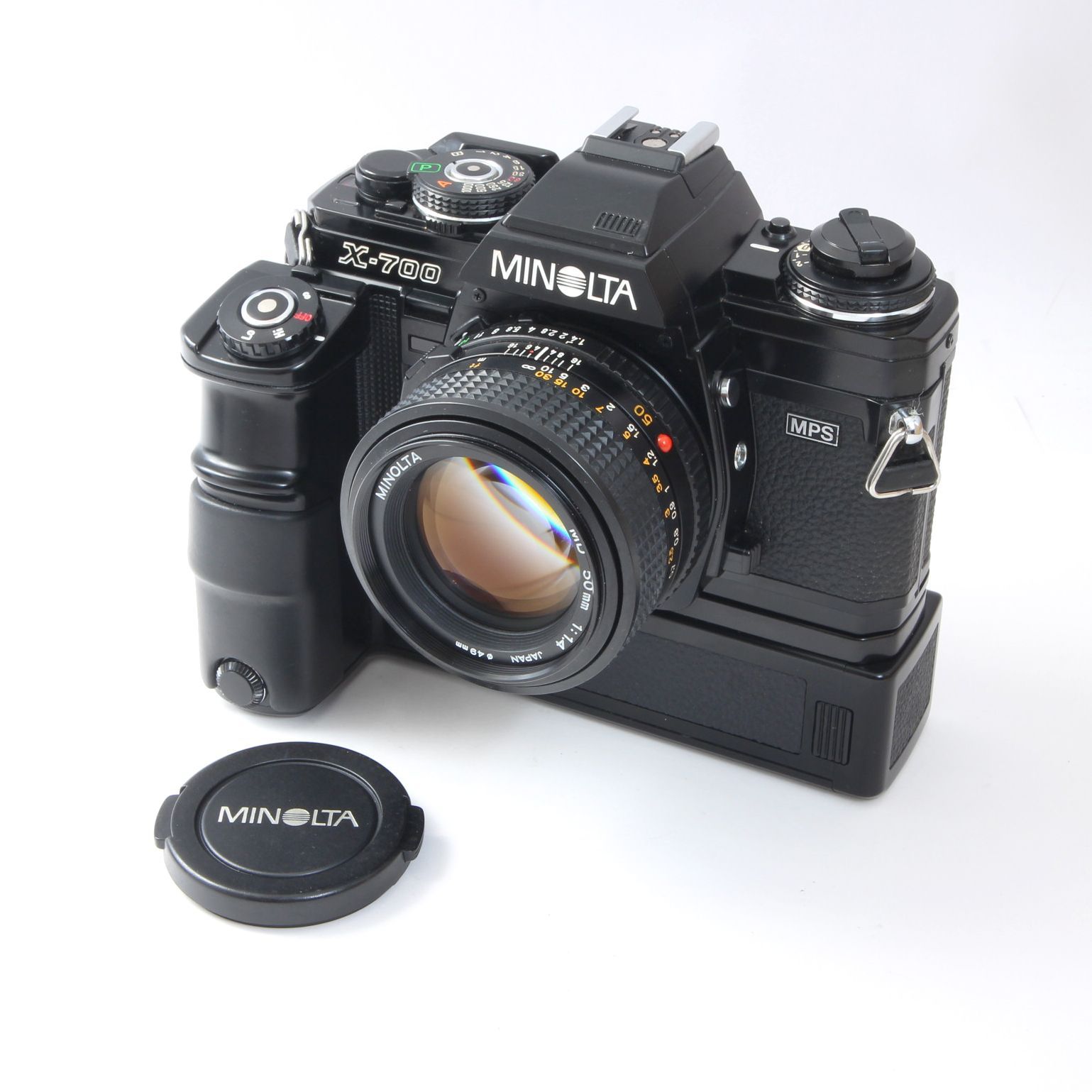 MINOLTA ミノルタ X-700 + New MD 50mm F1.4 モータードライブ