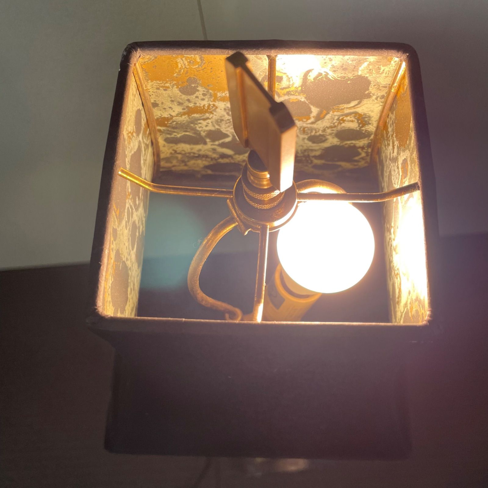 ♭ アンティーク調 テーブルランプ 高さ83cm デスクランプ ライト 照明