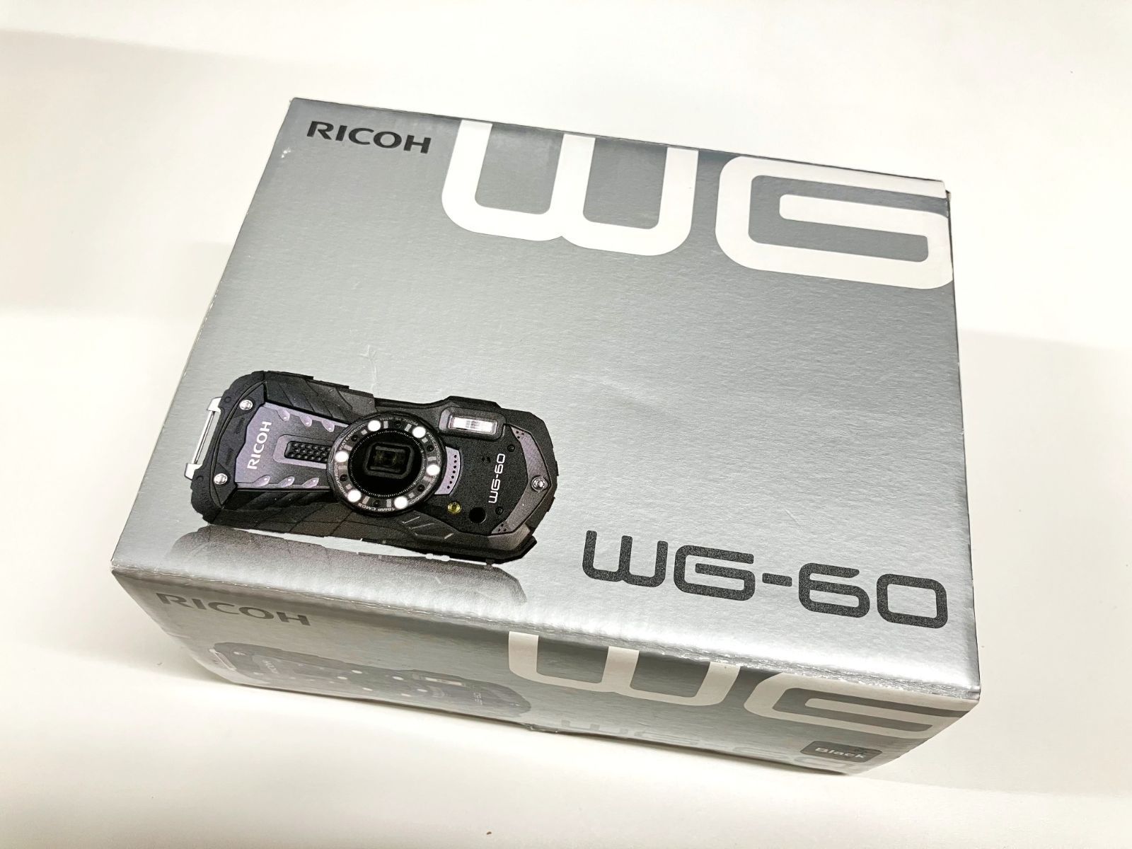 RICOH WG-60 ブラック 本格防水デジタルカメラ 14メートル防水 耐衝撃