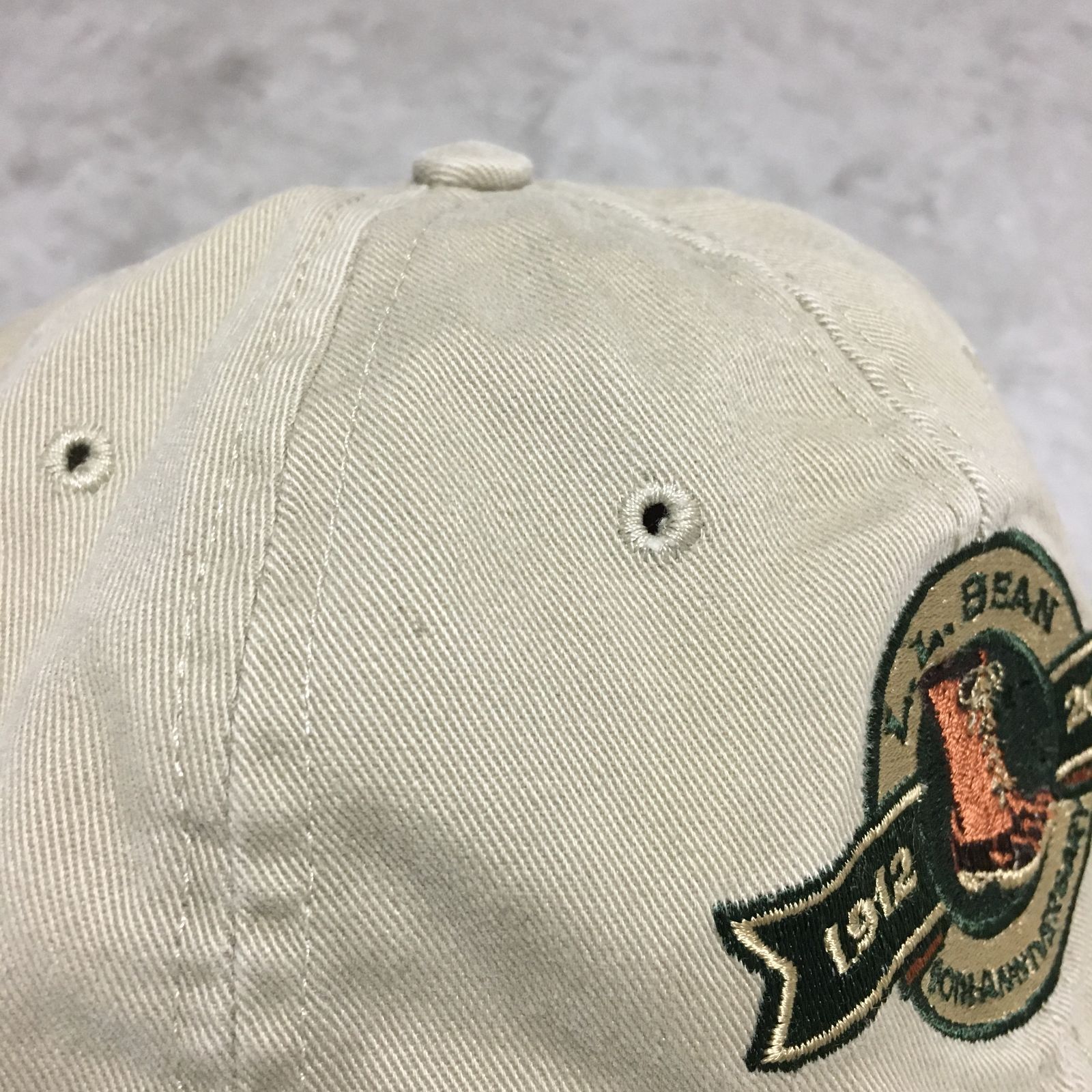 00s USA製 L.L.Bean Beanboots 6 Panel Cap エルエルビーン ビーンブーツ 6パネル キャップ