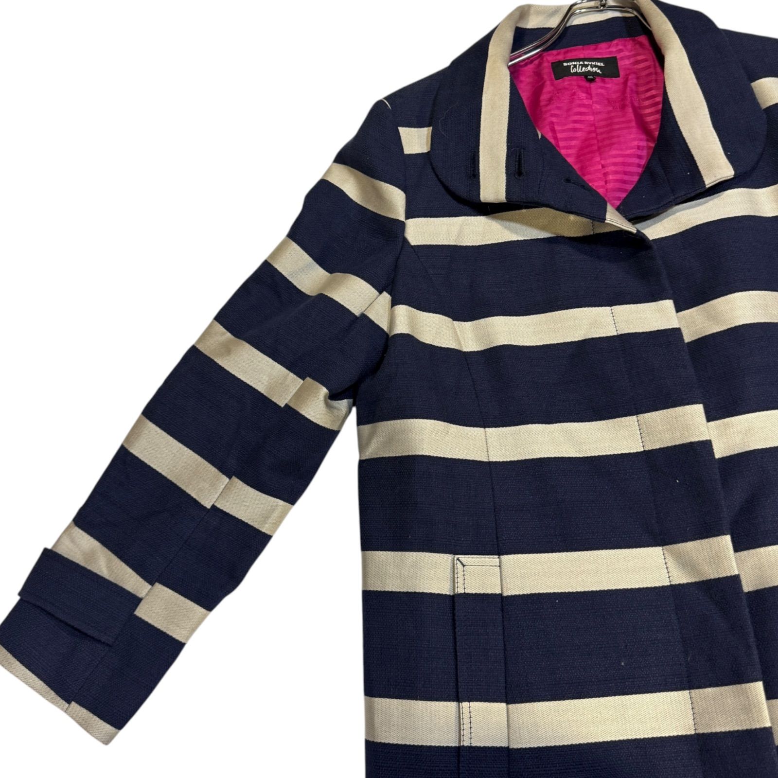 Z1503 SONIA RYKIEL ソニアリキエル ジャケット コート ボーダー