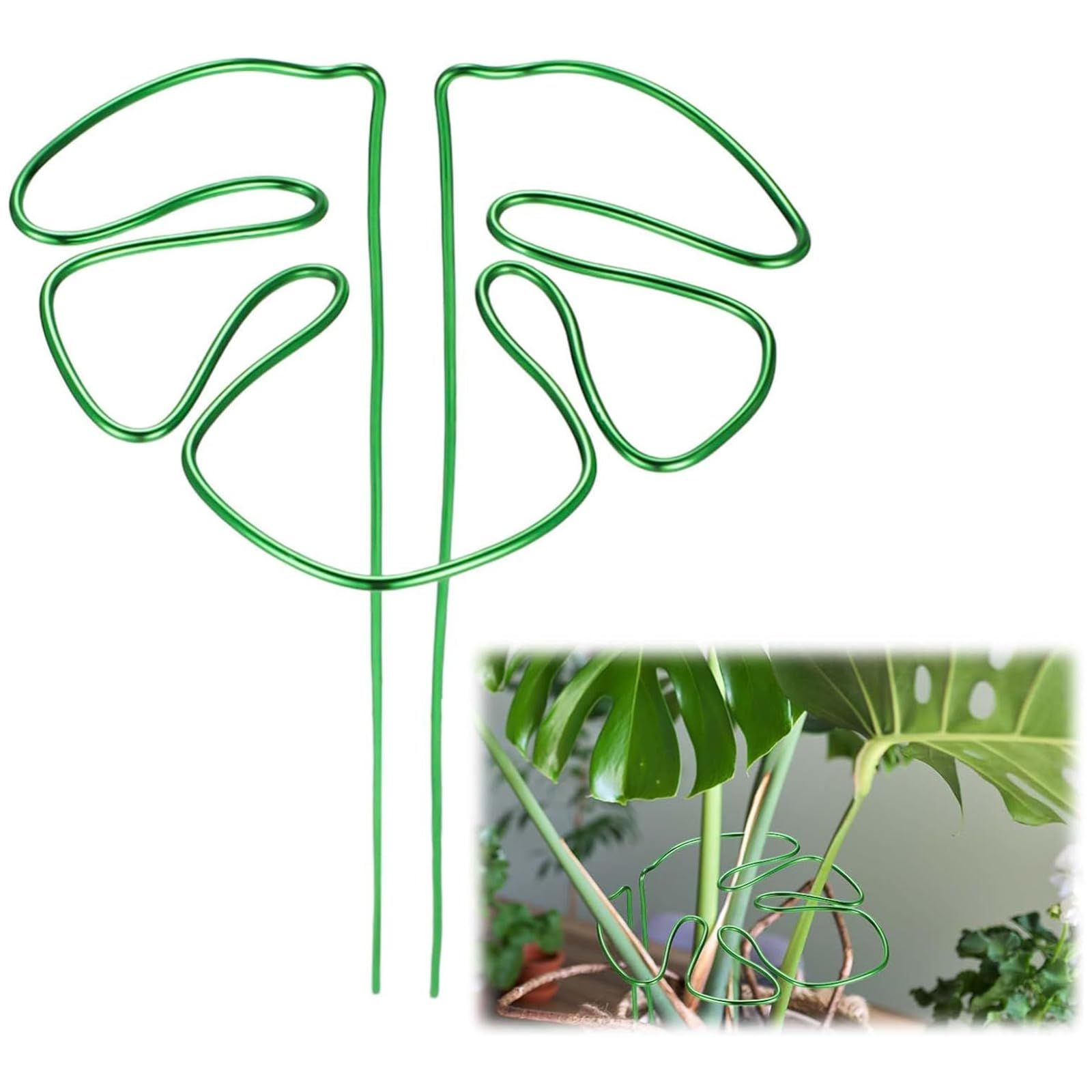 園芸支柱 モンステラ 観葉植物 植物サポート 植物茎トレーナー 花支架 ガーデニング支柱 自由に曲げ 手で調整 成長段階 植物転倒防止 園芸用