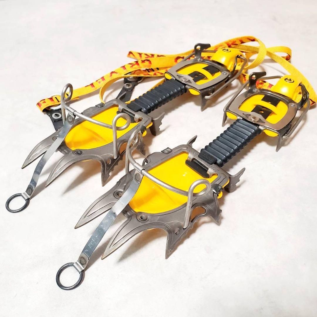 グリベル GRIVEL G12 エアーテック オーマチック 12本爪アイゼン 登山 冬山用 軽量 高耐久 収納ケース付 mountaindaxケース付き