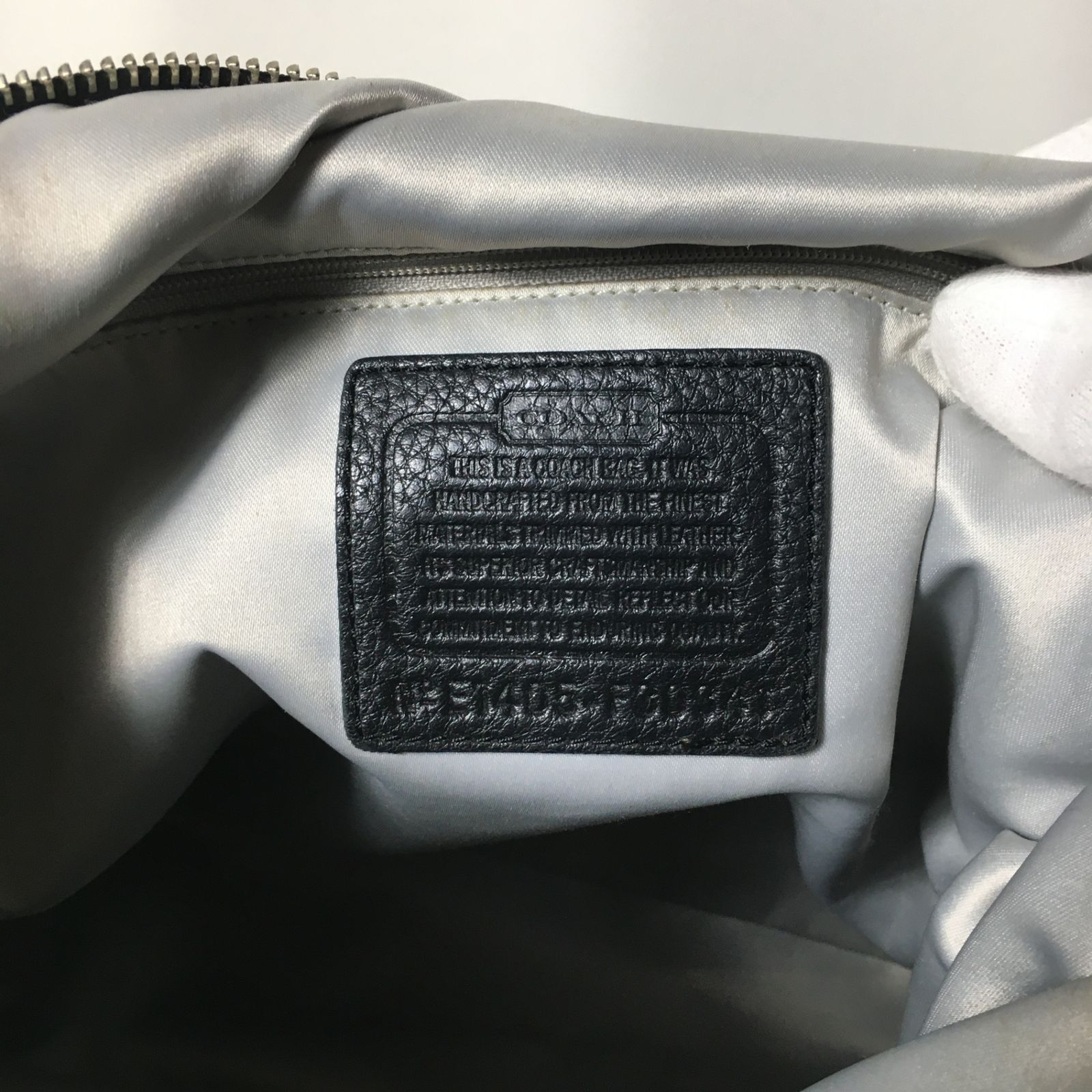 2505-161｜コーチ シグネチャー 2WAY ショルダーバッグ ブラック