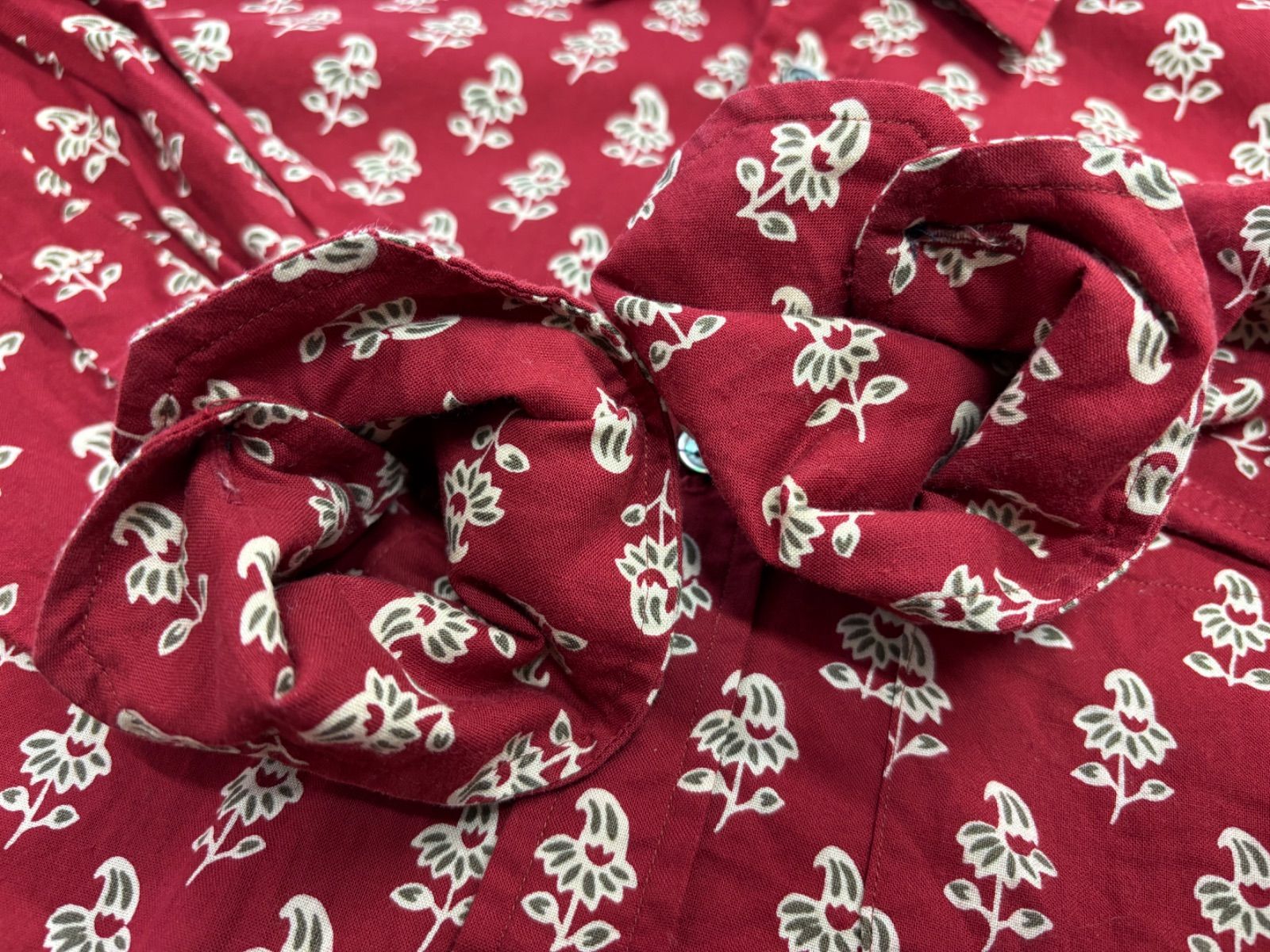 美品】 WG48 Paul smith/ポールスミス 長袖シャツ sizeL 赤色