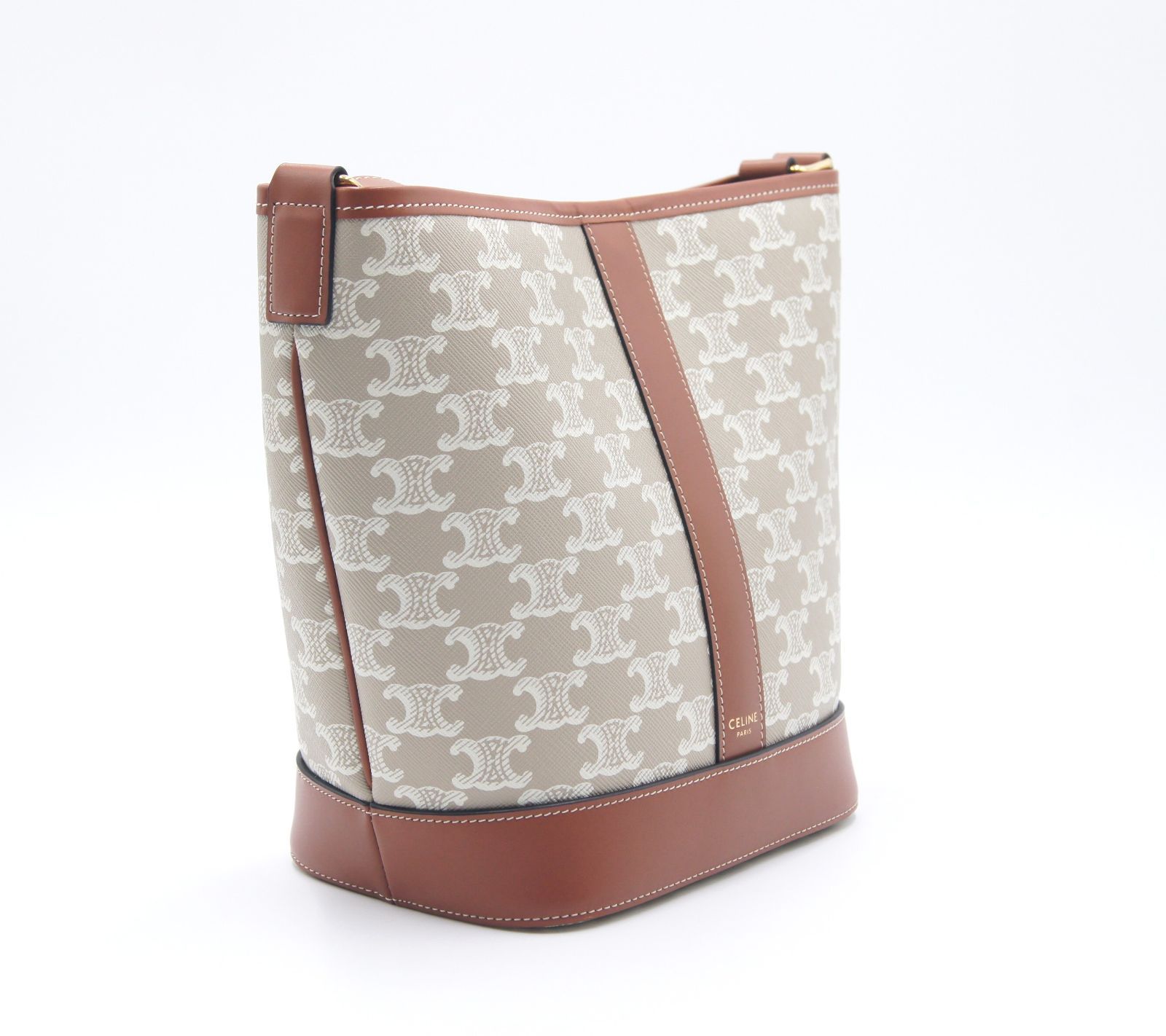 セリーヌ CELINE スモール バケット トリオンフキャンバス & カーフ