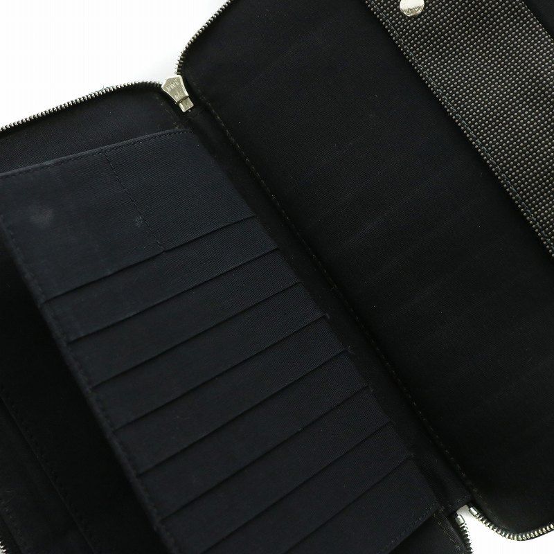 エルメス　HERMES エールラインパース エルメス HERMES エールラインパースGM 長財布 キャンバス