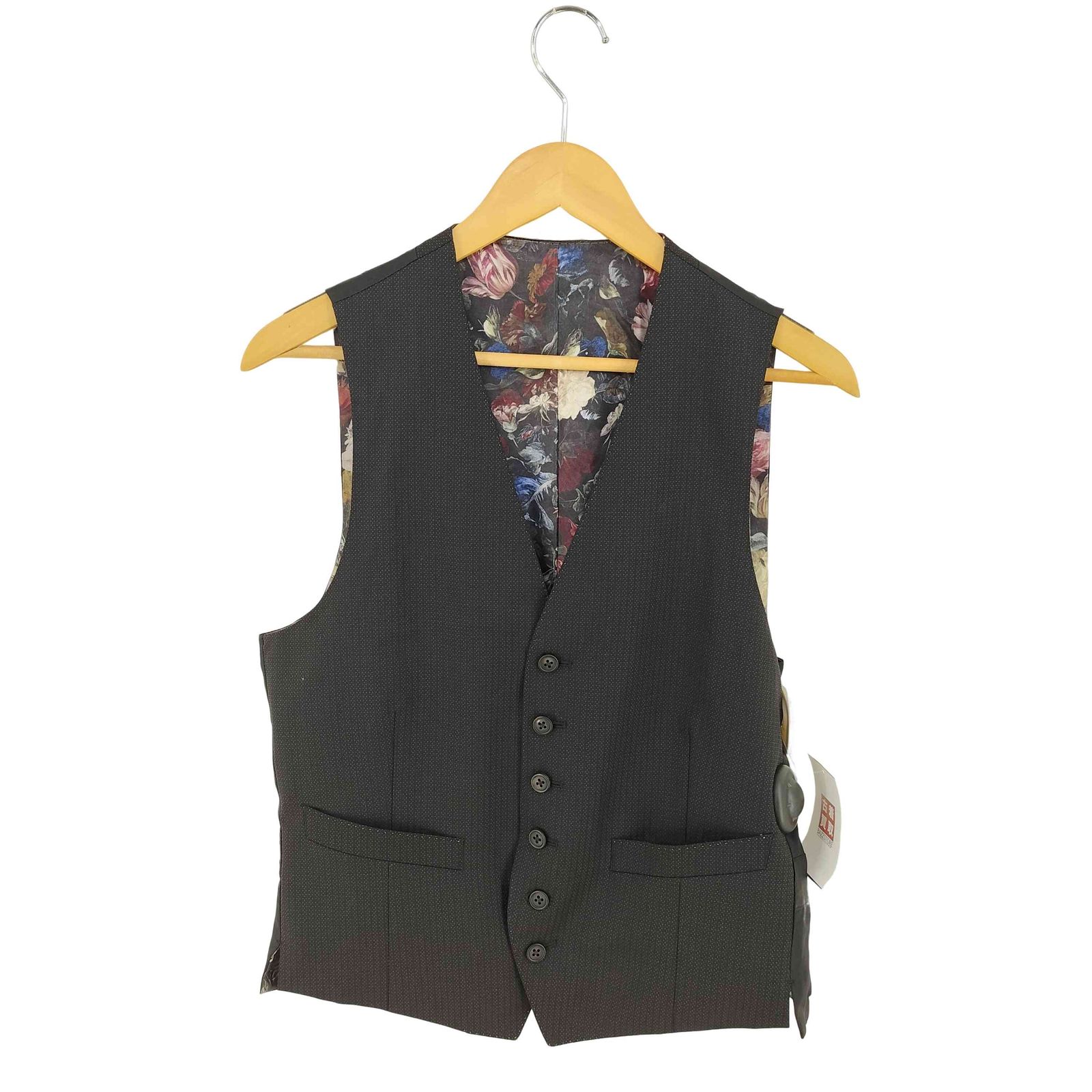 ポールスミスロンドン Paul Smith LONDON 裏地花柄 ストライプ 
