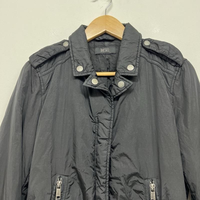 90s y2k diesel ディーゼル ナイロンライダースジャケット 玉虫色 DIESEL ディーゼル ジャケット、上着 ライダース ナイロン