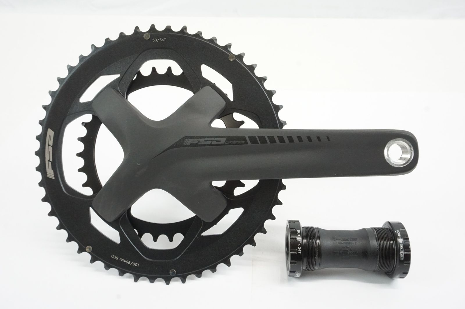 FSA クランクセット 50/34T 170mm クランク クランク本体 FSA TEMPO 50/34T 172.5mm - 中古