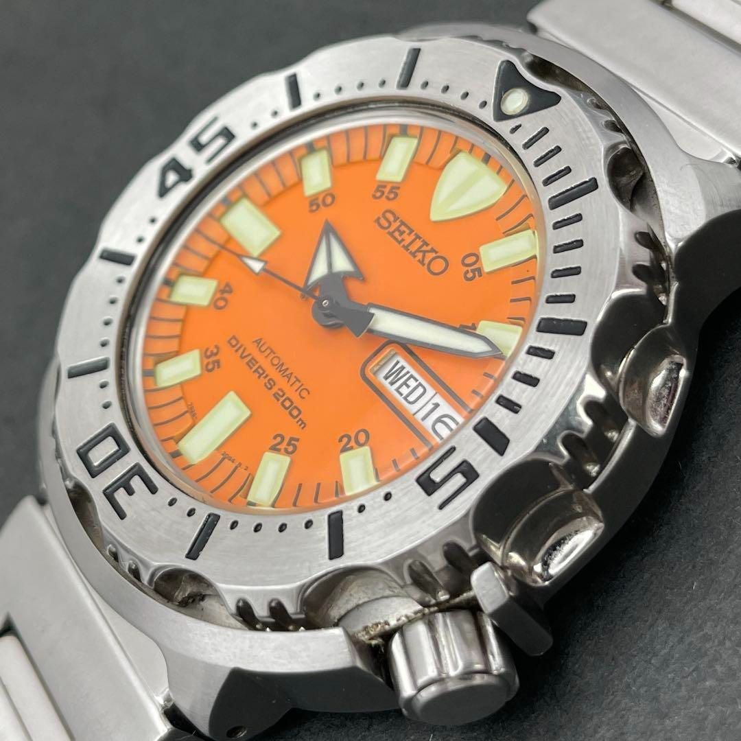 ケリー レア SEIKO 6Rモンスター 自動巻き ダイバーズ 200m Amazon.co.jp: Seiko Prospex Monster Diver's 200m 自動グレー