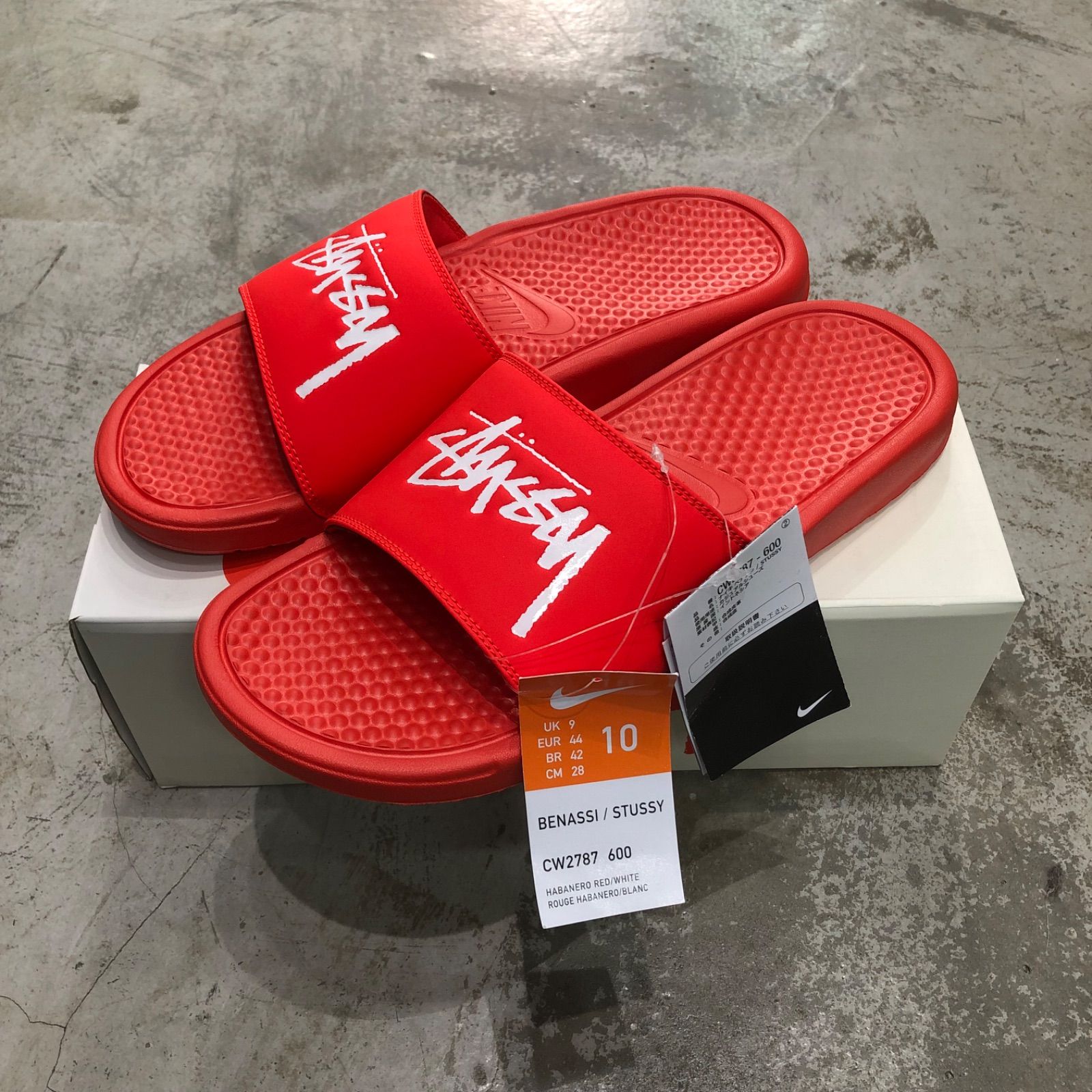 国内正規 未使用品 Stussy × Nike Benassi Slide ベナッシ スライド