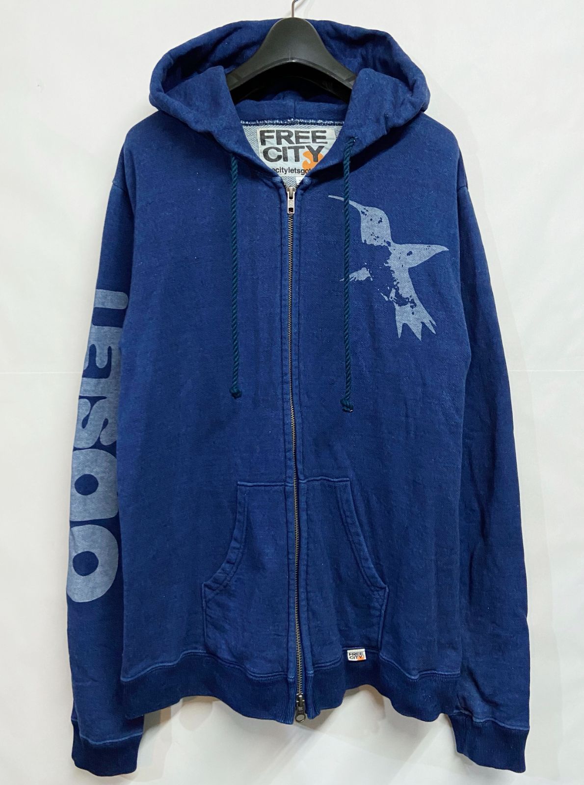 FREECITY フリーシティ　ジップ　スウェット　パーカ FREECITY フリーシティ ジップ パーカー キムタク着同型 L