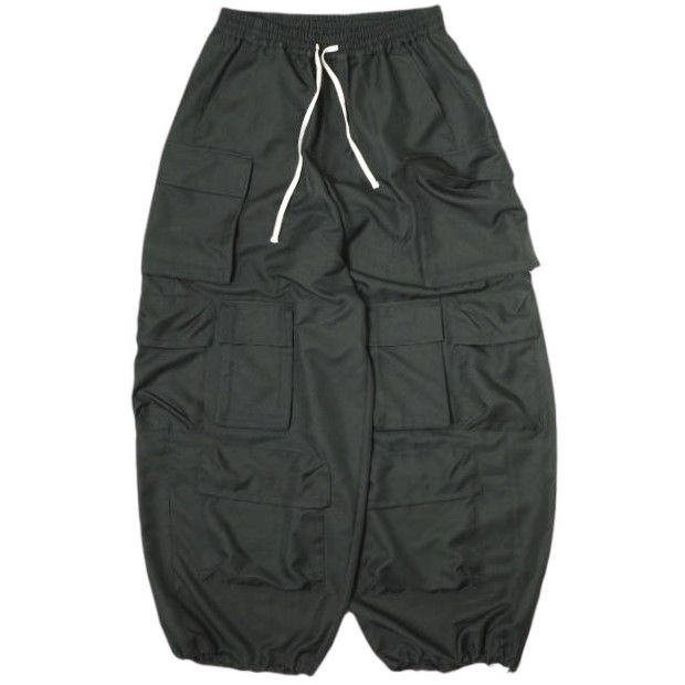 Danke Schon ダンケシェーン WEB＆DEPOT限定 MULTI POCKET CARGO マルチポケットカーゴパンツ Free ブラック イージー ワイド サンプル品 ボトムス g20788