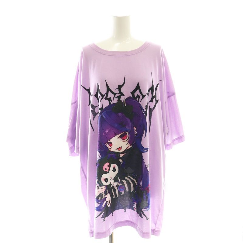 レフレム REFLEM ×クロミ BIG Tシャツ 半袖 F 紫 パープル /SS