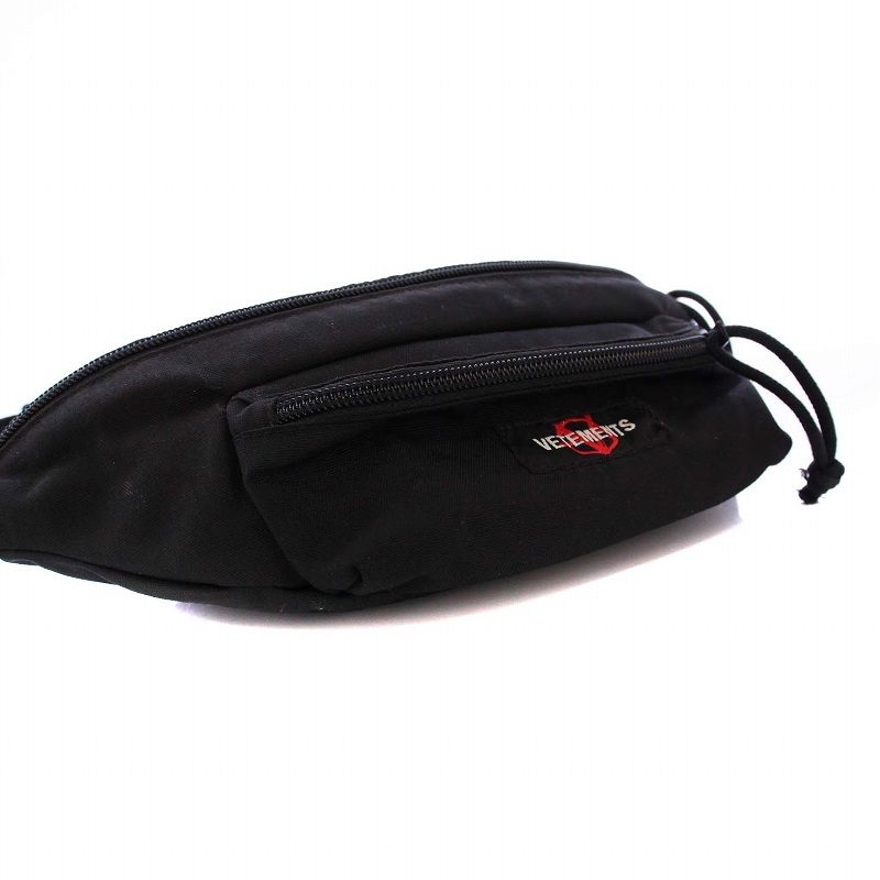 VETEMENTS / ウエスト ショルダーバッグ / BLK ヴェトモン VETEMENT ボディバッグ ウエストポーチ ショルダー