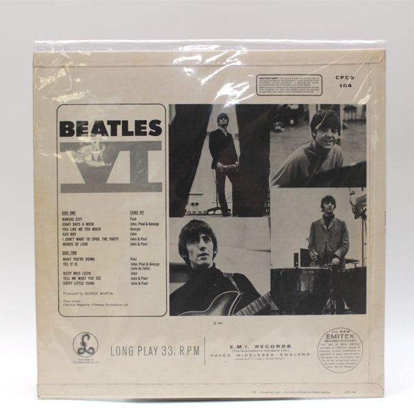 The Beatles/ビートルズ BEATLESⅣ UK EXPORT PARLOPHINE THE