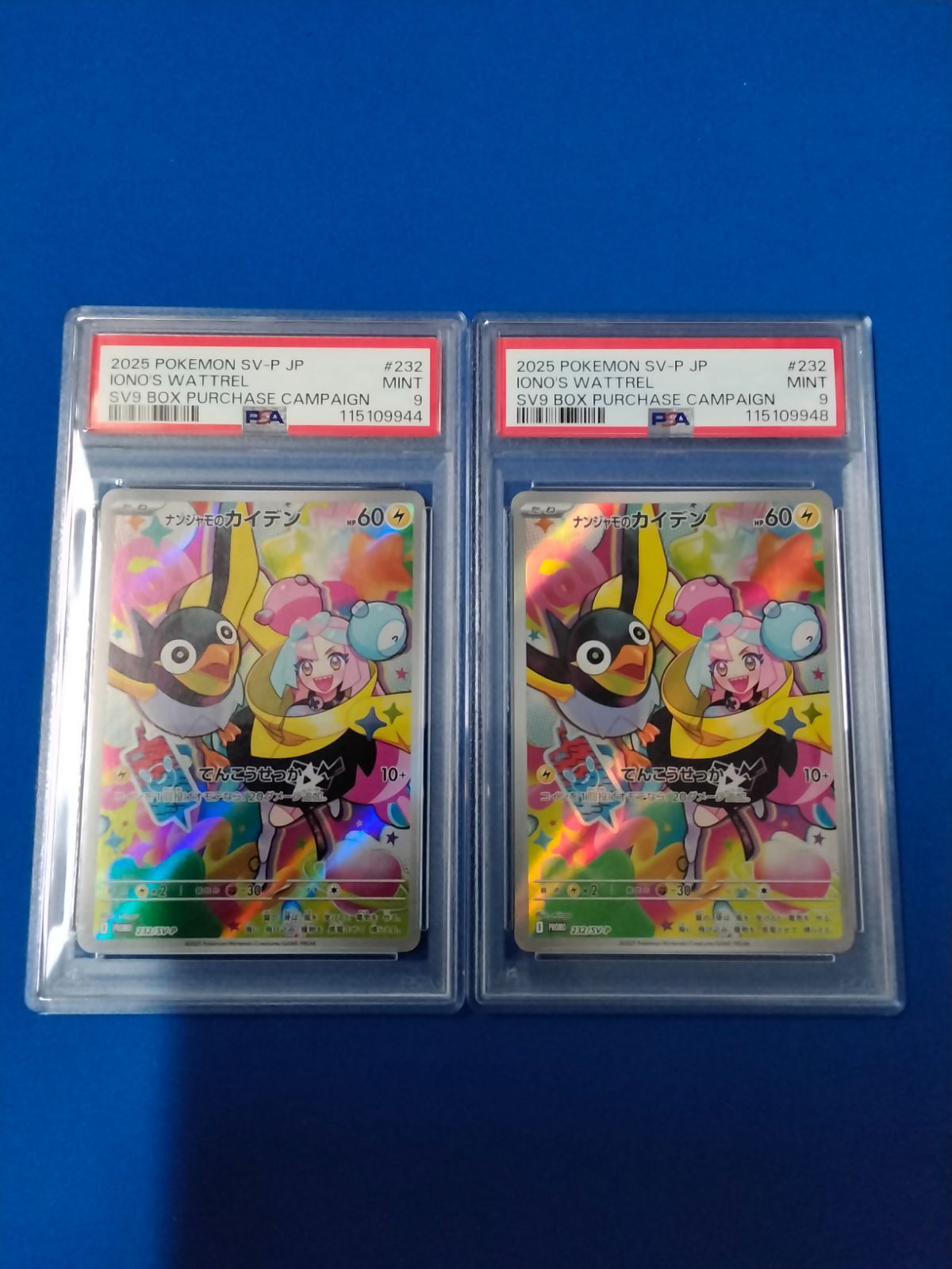 PSA10 2連番　ナンジャモのカイデン SV-P 232 プロモ　ポケモン　② PSA10】 ナンジャモのカイデン 《AR仕様》 (プロモ) {232/SV-P