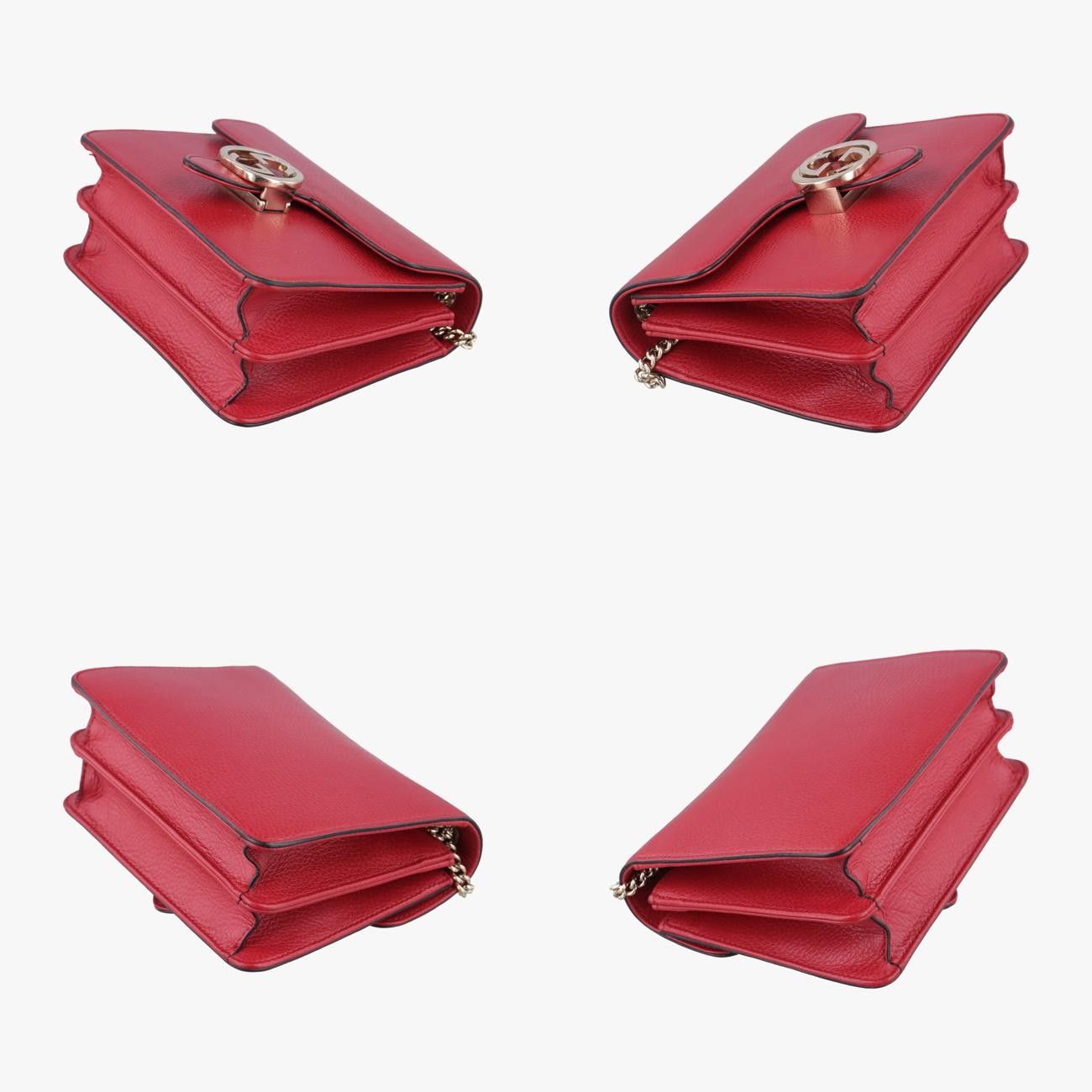 グッチGucciインターロッキングGレッドレザー510304I031640367