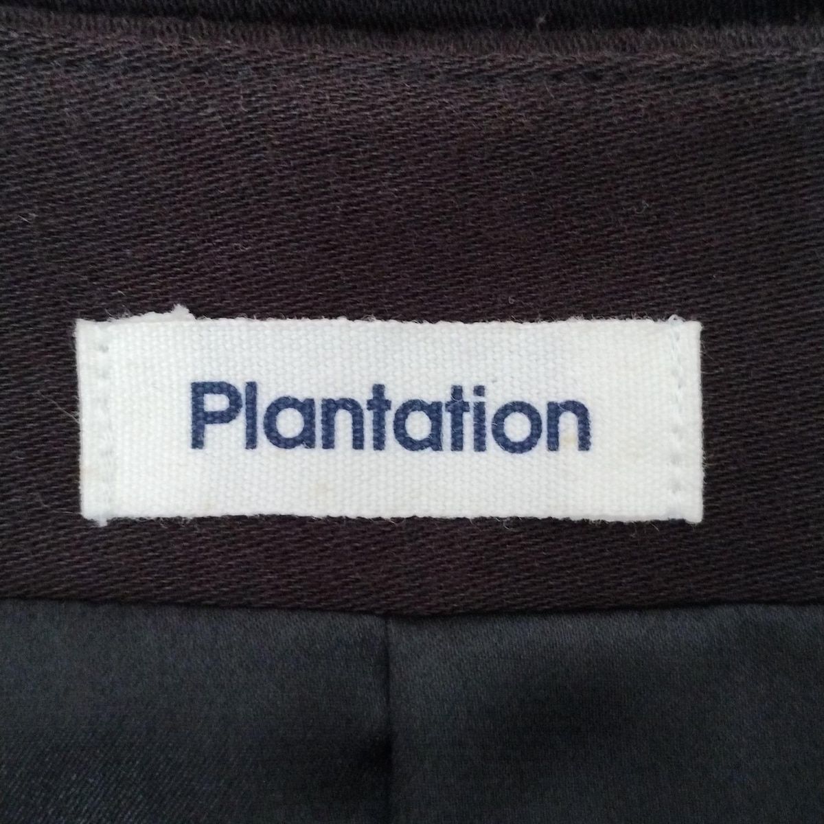 Plantation プランテーション コート サイズM レディース - ダークブラウン 長袖 秋 冬 SIROKUMA-CORPORATION_COM