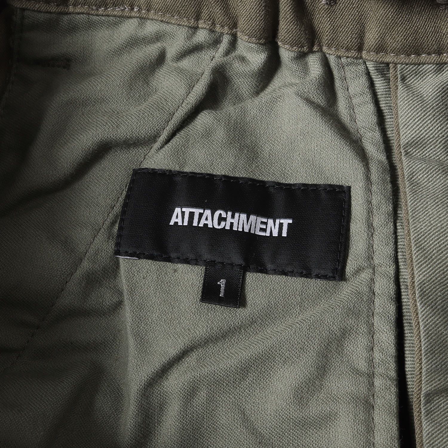 ATTACHMENT アタッチメント パンツ サイズ:1 20AW Ta/Pe ダブル 