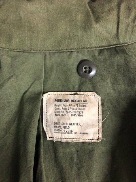 Coat cold weather man's field sales
