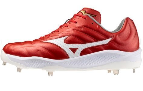 ミズノプロ　野球　ポイント　スパイク　レッド　27cm MID TPU MIZUNO 返品送料無料 ミズノ公式 クッションレボプロ MID TPU