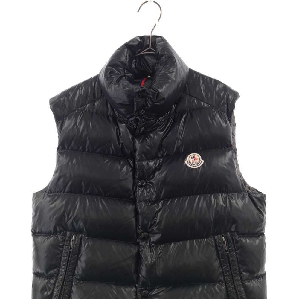 MONCLER (モンクレール) TIB GILET ジップアップダウンベスト ブラック