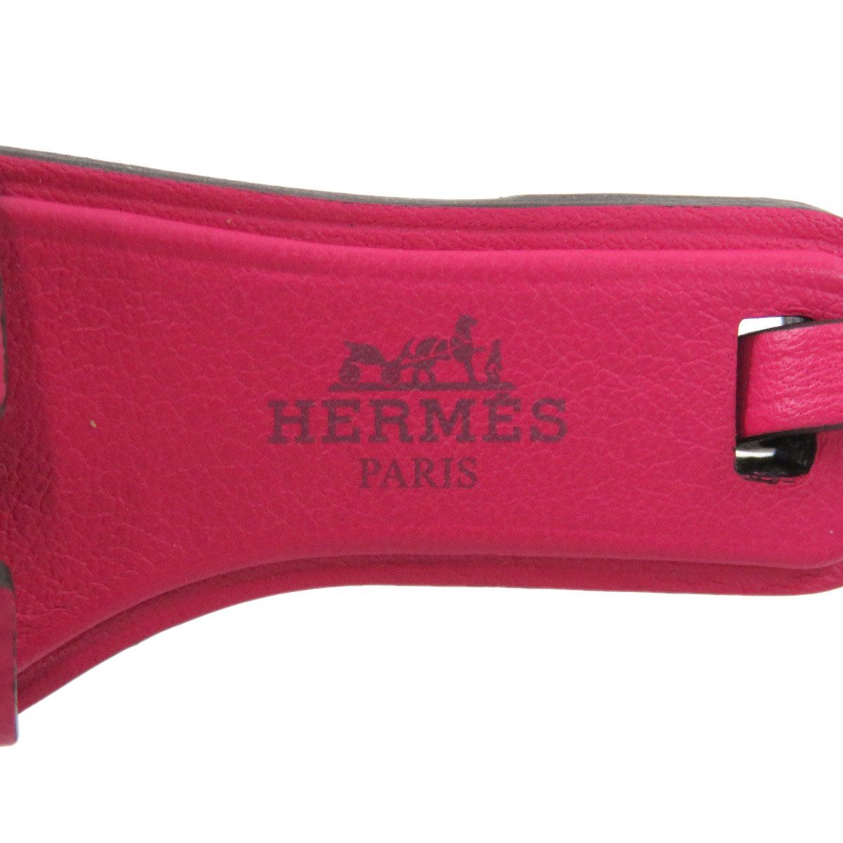 HERMES オランナノ バッグチャーム ローズメキシコ キーホルダー