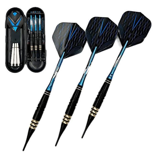 人気商品】入門用 中級者 ダーツ 青 シャフト初心者 バレル アルミ