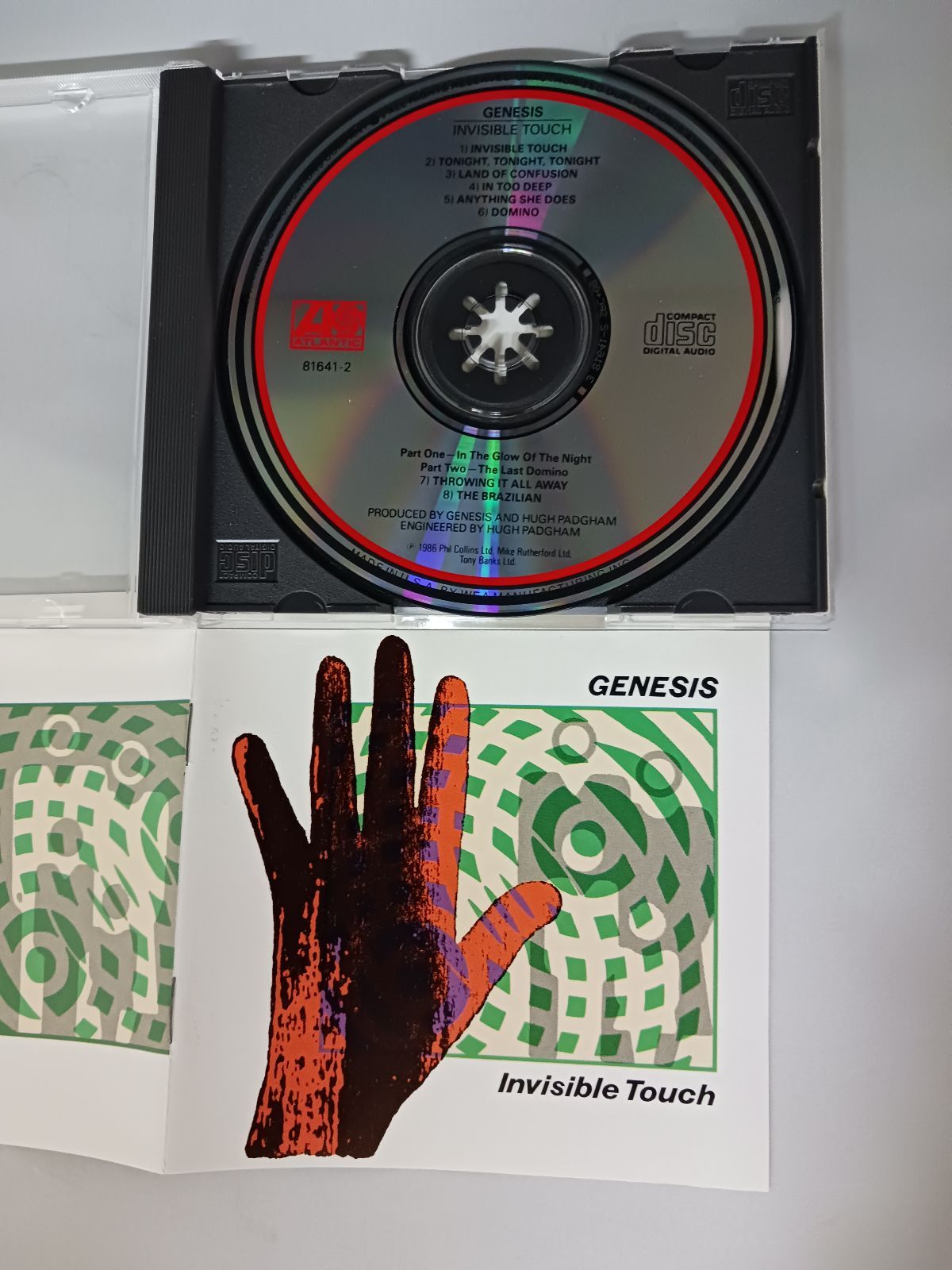 Genesis ジェネシス インヴィジブル・タッチ CD+DVD 2枚組