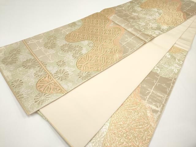 平和屋着物□極上 山口美術織物 皇室 伊勢神宮御用 西陣織 六通柄袋帯