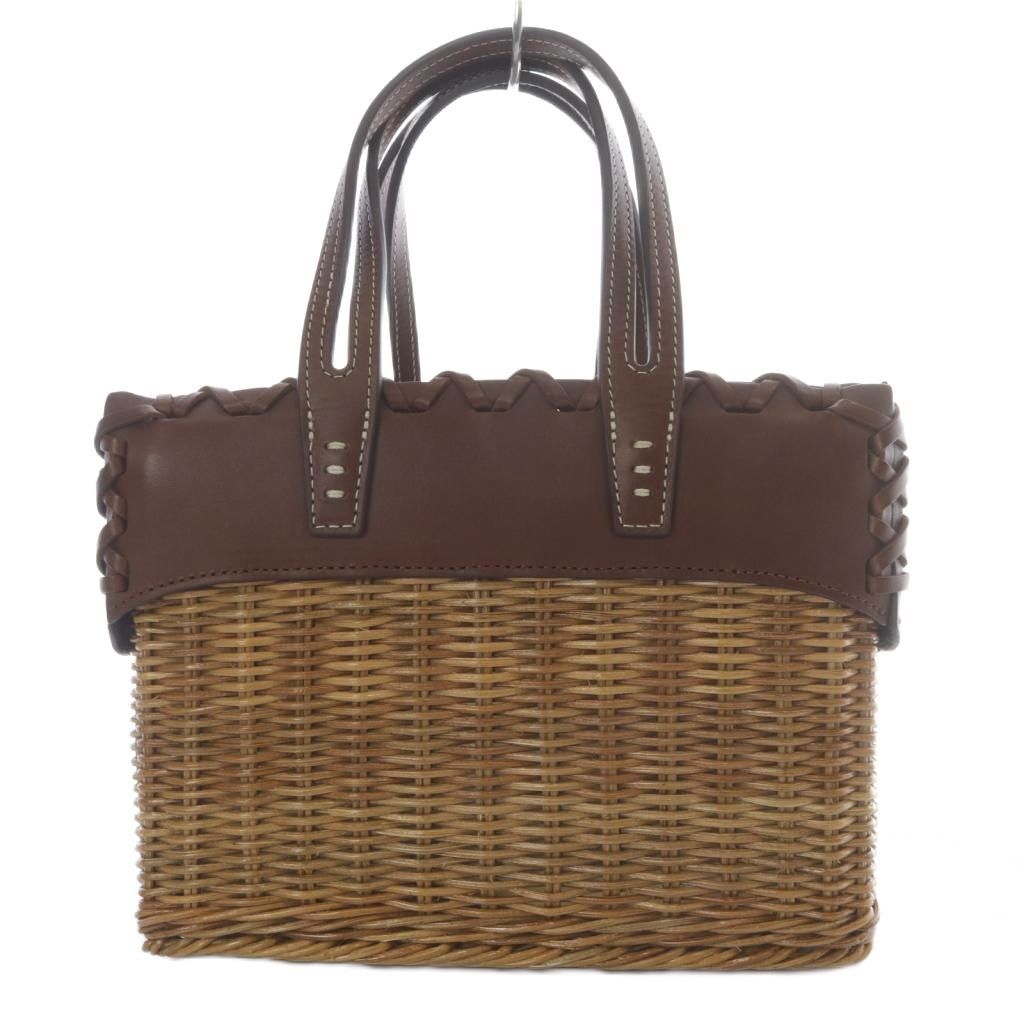 アヴァケーション A VACATION RATTAN S かごハンドバッグ かごバッグ ブラウン YO6