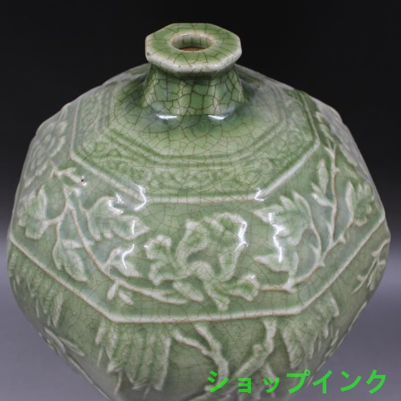 宋官窯開片釉梅瓶  景徳鎮 陶磁器 装飾品 現代工芸品美術品 置物 花鳥紋美人梅瓶 景徳鎮 陶磁器 装飾品 現代工芸品美術品 置物