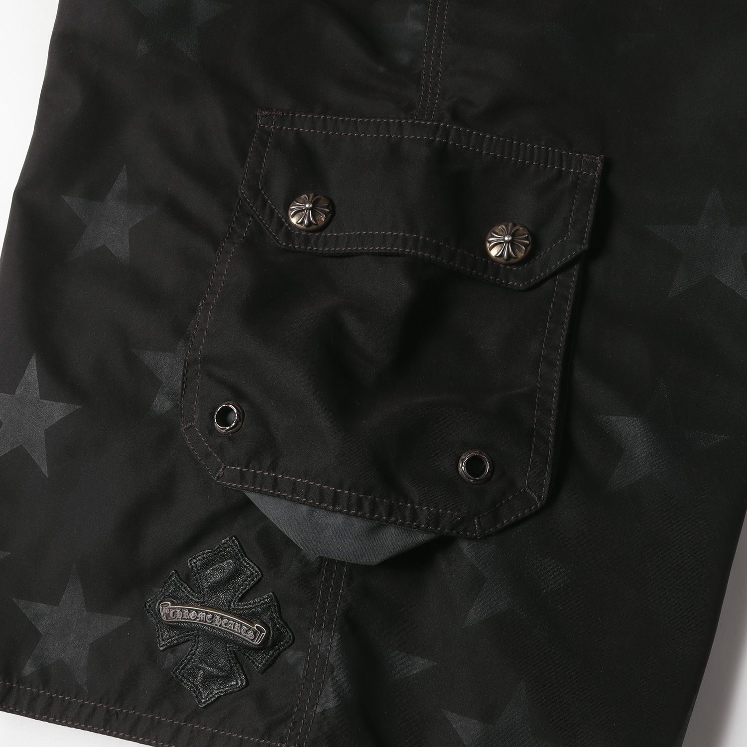 CHROME HEARTS クロムハーツ パンツ サイズ:32 レザーCHプラス付き 