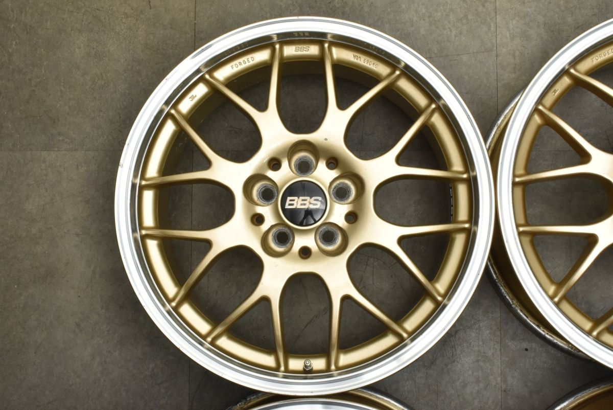 FORGED BBS RG714H 17インチ7.5JJ OFF48 PCD100-5H 中古アルミホイール4本セット FORGED BBS RG714H 17インチ7.5JJ OFF48 PCD100-5H 中古アルミホイール