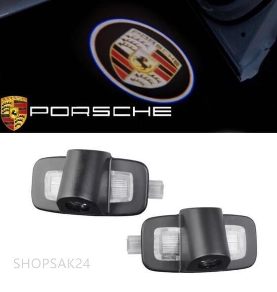Porsche ポルシェ LED ロゴ プロジェクター 純正交換タイプ ドア カーテシ ランプ 911 パナメーラ ボクスター ケイマン ライト CREE LED Porsche ポルシェ LED ロゴ プロジェクター ドア カーテシ ランプ