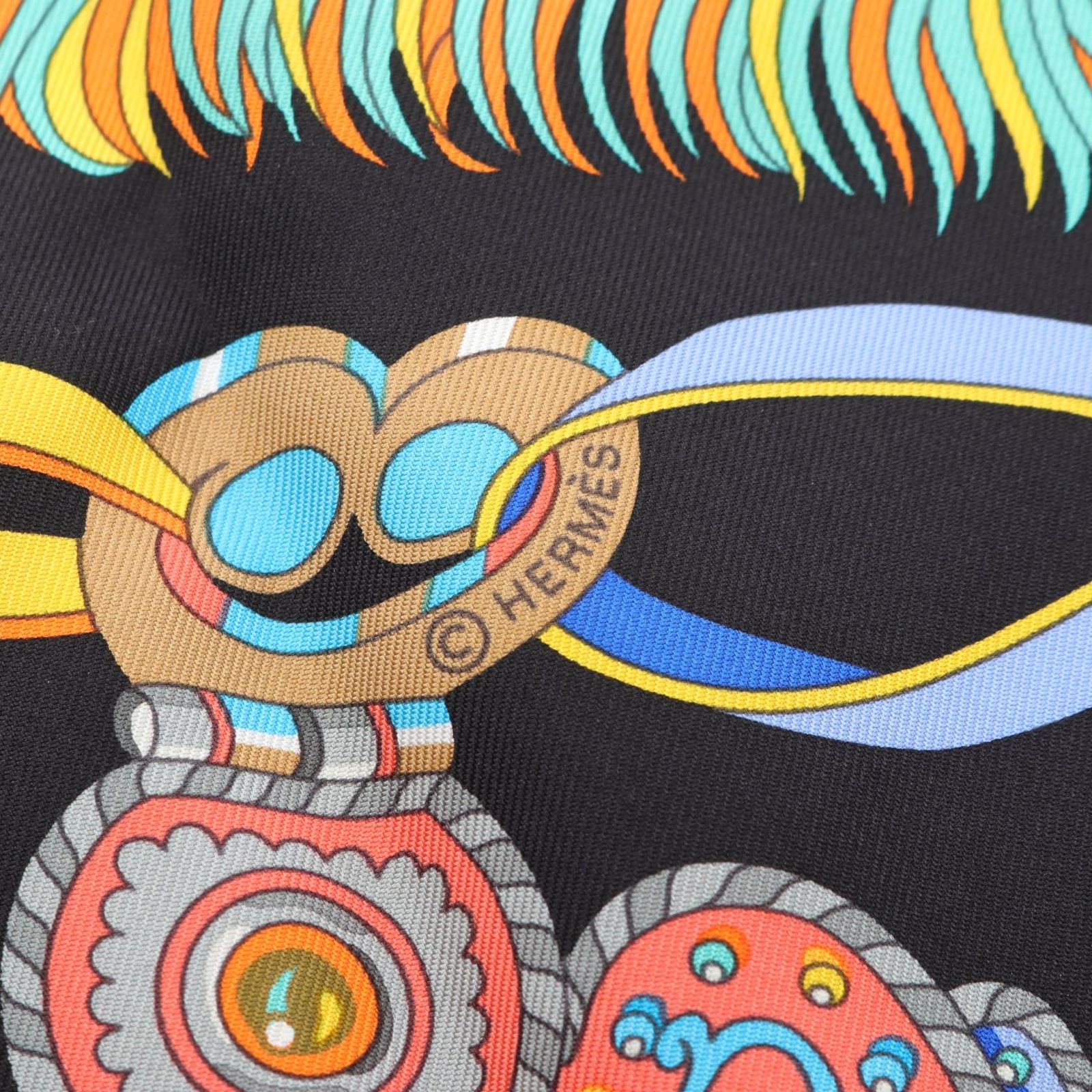 エルメス HERMES スカーフ カレ90 SOUS LEGIDE DE MARS マルチ