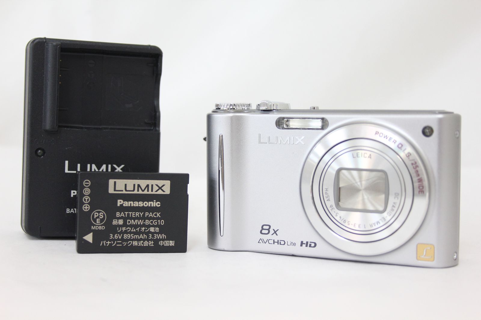 返品保証】 パナソニック Panasonic LUMIX DMC-ZX3 8x バッテリー 