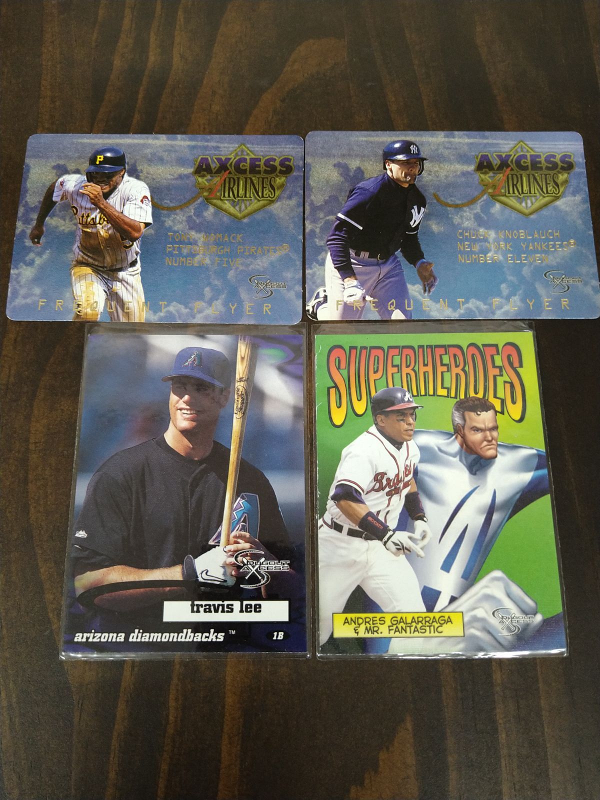 1998 skybox dugout axcess 4枚セット