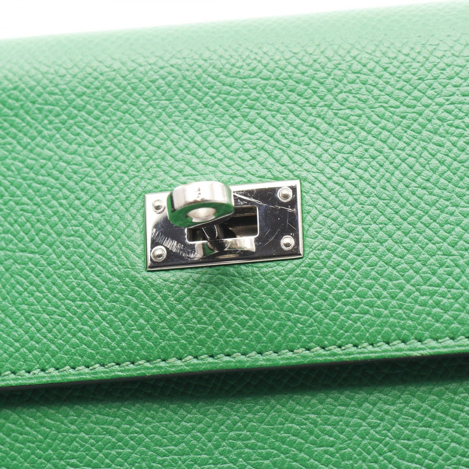 エルメス HERMES 二つ折り財布 ケリーウォレット ロング バンブー 