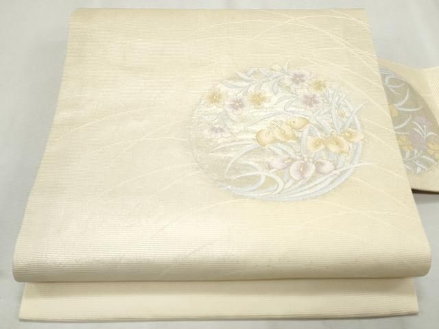 豪華　丸帯　非常に豪華な帯ー大幅お値下げ品　華やかなお席に 重量用1段ハンガーラック ホワイト 幅90cmタイプ
