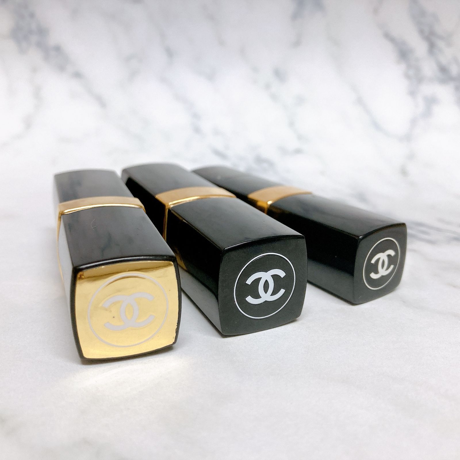 CHANEL シャネル 中古品 口紅 ルージュ まとめ売 18点 CHANEL シャネル リップ ルージュ 口紅 ピンク系 56 73 117 3点 まとめ