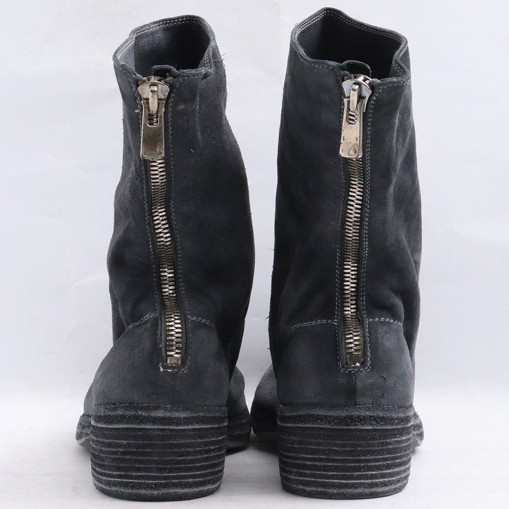 GUIDI BACK ZIP BOOT サイズ41 ネイビー 788Z - メルカリ