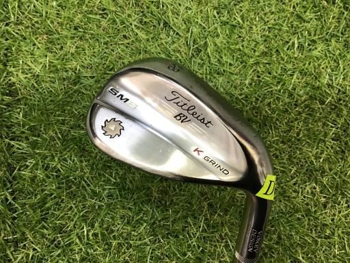 タイトリスト VOKEY SPIN MILLED SM 6 ツアークロム 58° 12° K ウェッジ WG Dynamic G フレックスS メンズ 男性用 右利き 右用 Dランク ゴルフクラブ