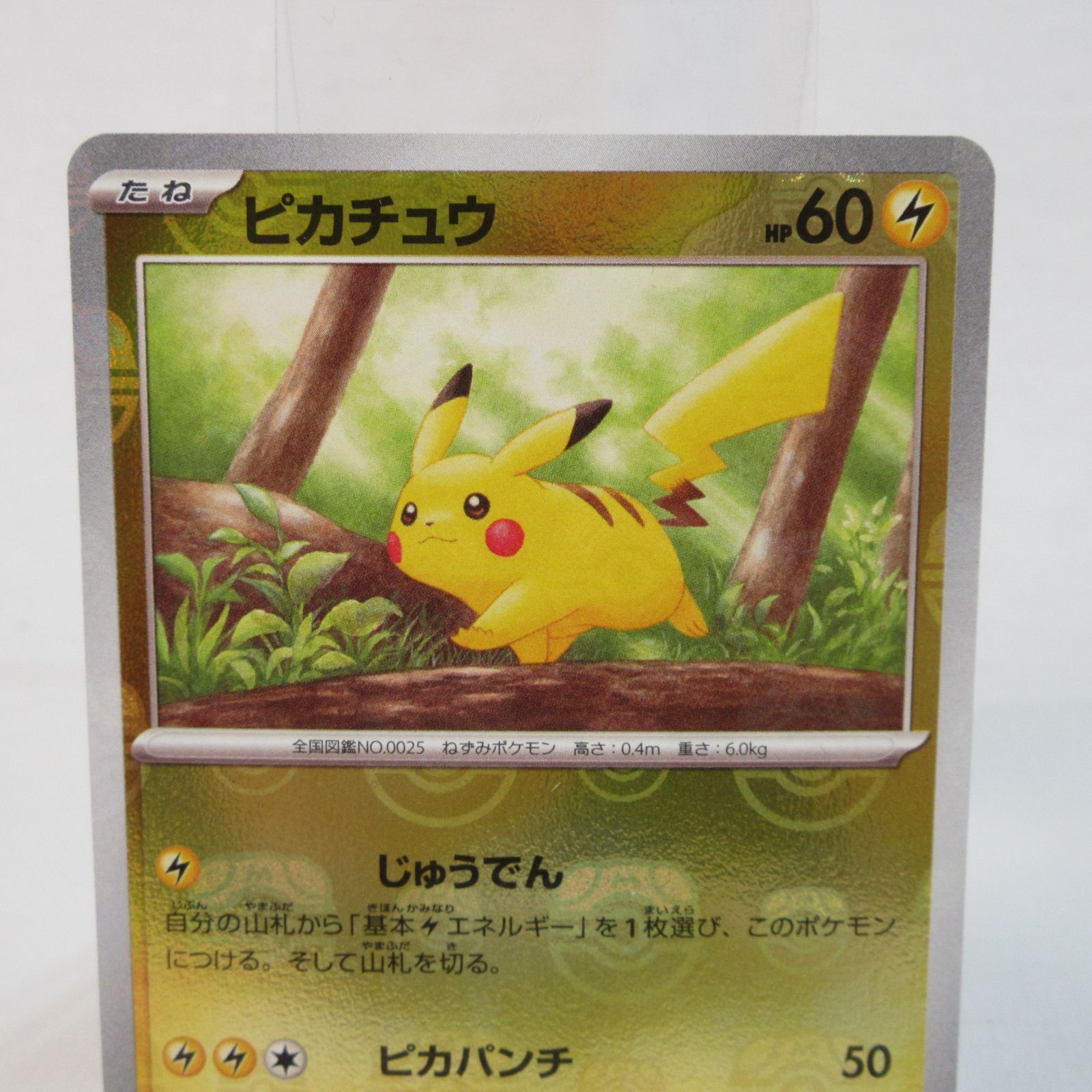 ポケモンカード ピカチュウ マスターボールミラー C SV2a 025