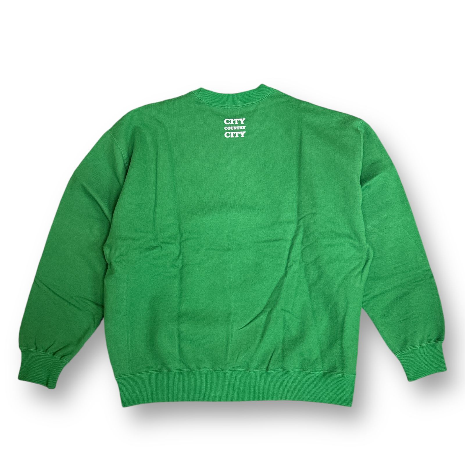新品 CITY COUNTRY CITY EMBROIDERED LOGO COTTON SWEAT SHIRT LA 