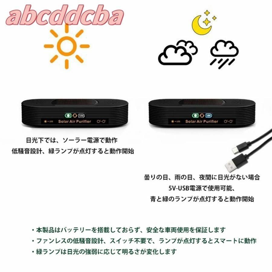 ミニ空気清浄機 車載脱臭機