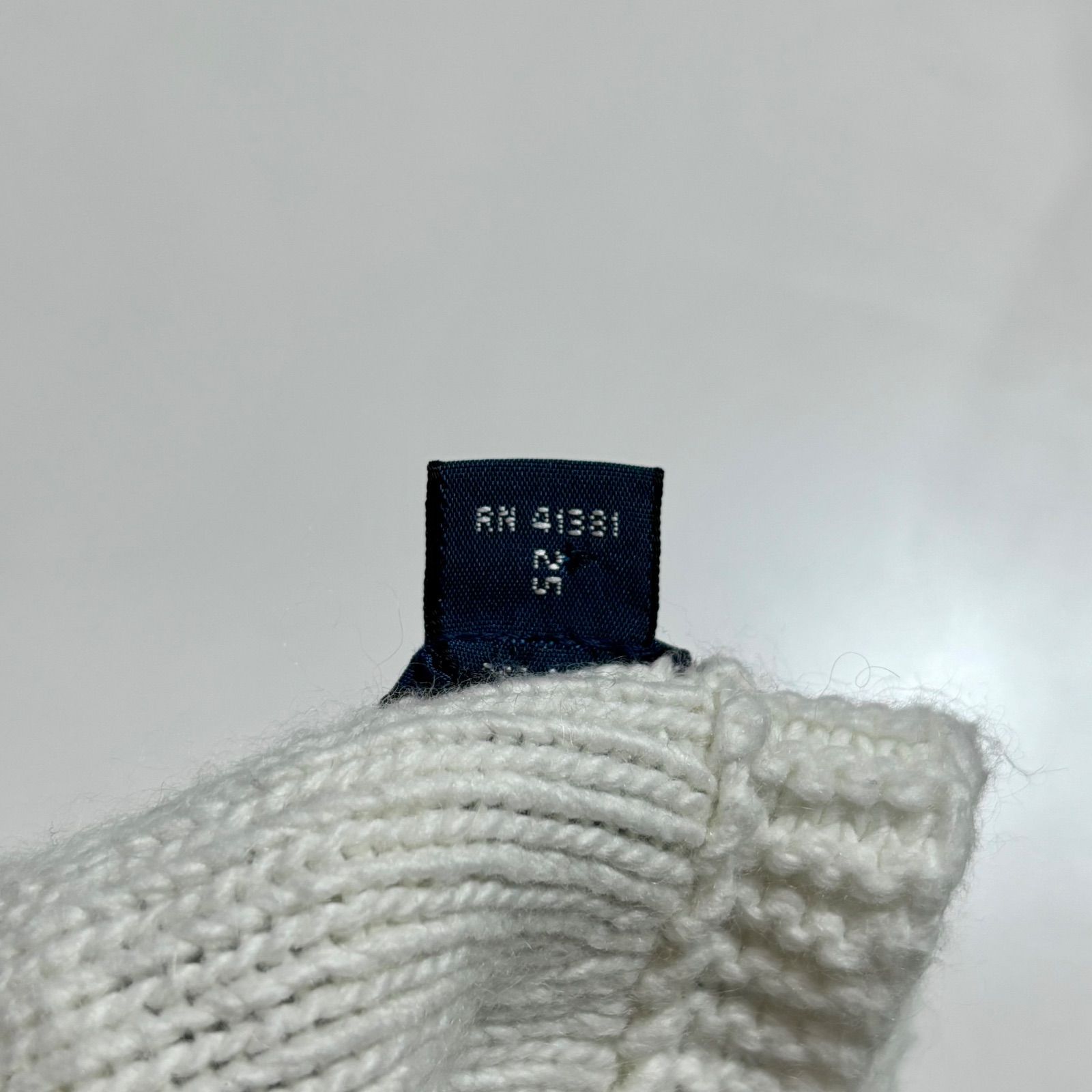 90〜00s Polo by Ralph Lauren コットン×カシミア クリケットセーター